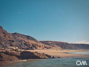 Beach of La Pared at low tide