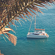 Boats in the Atlantic ocean