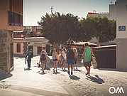 With SUP boards through Morro Jable