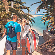 only 250m to our SUP beach