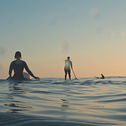 Paddle into the line up with the SUP