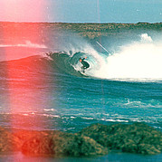 Surfing, Surfer in barrel