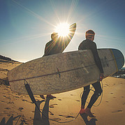 On the way to the water