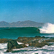 Clean waves on Fuerteventura