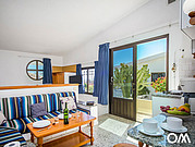 apartments with balcony, kitchen and sea view