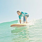 Take off on a green wave