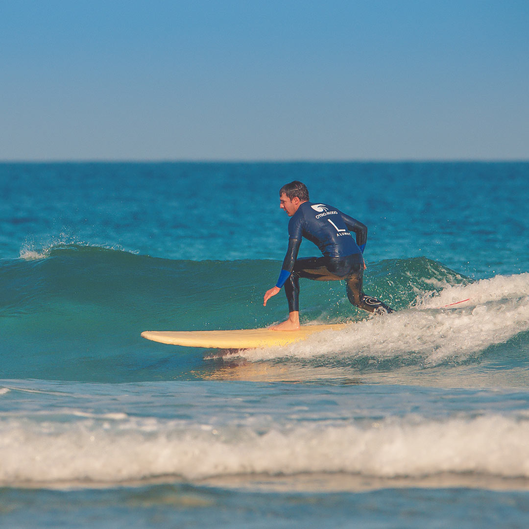 clean little waves in summer